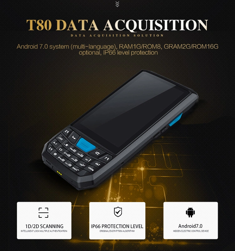 2D Barcode Scanner NFC PDA Handhelds NFC Reader
