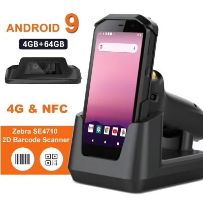 5 Android Rugged Smart Phone Handhelds PDA NFC 2D Barcode Scanner Docking Station