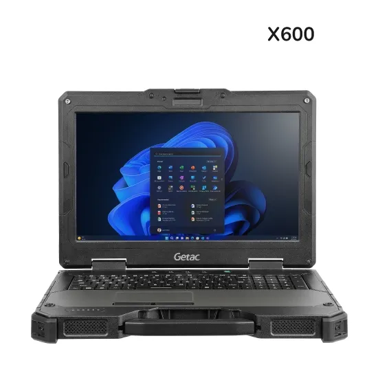 Getac X600 Rugged Laptop with a 15.6